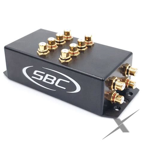 electrical power box for 4 remote rca mics|SBC “Cock Box” RCA Distribution Block 2 to 4 Pair.